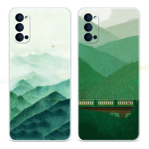 青山如画文艺Reno系列手机壳软