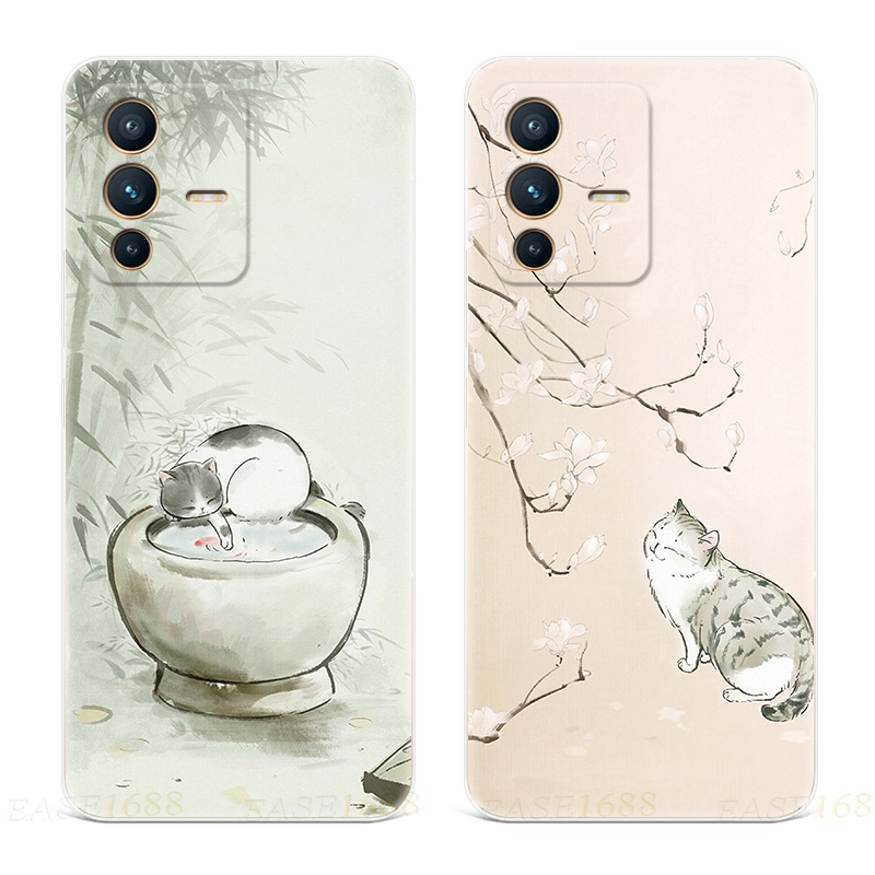 可爱小猫咪vivos17s16s15手机壳