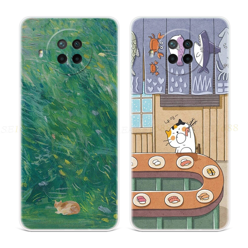 可爱寿司猫咪适用小米红米note14手机壳13/12/11pro+卡通turbo文艺小清新女款防摔软