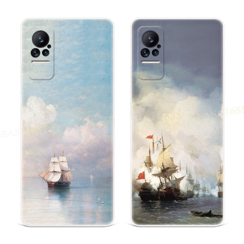 海上帆船适用小米civi2手机壳1s油画mix4小清新max3文艺2s女款cc9e软pro/note3,3C数码配件,手机保护套/壳,淘宝优惠券,粉丝福利购,淘宝优惠卷