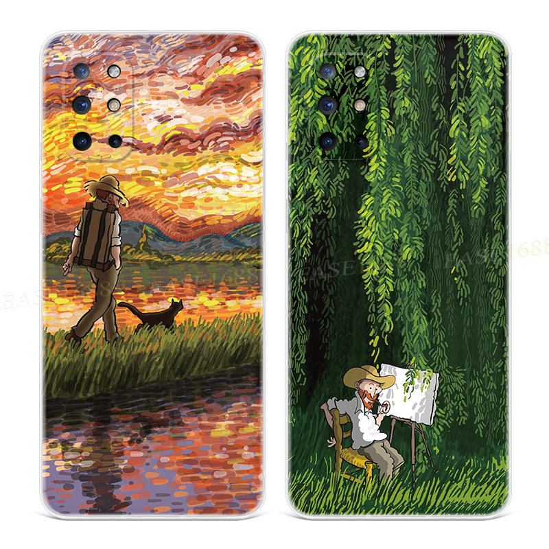 猫咪梵高适用1+11一加10pro手机壳12/9R可爱8t男生7文艺6油画5五六七八九十二Ace2女款3轻薄软,3C数码配件,手机保护套/壳,淘宝优惠券,粉丝福利购,淘宝优惠卷