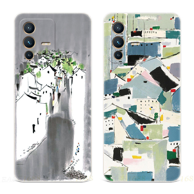 江南白墙黛瓦适用vivo s17手机壳s18/s16小清新s15pro文艺s12s10s9s7t油画s6女款nex3s软,3C数码配件,手机保护套/壳,淘宝优惠券,粉丝福利购,淘宝优惠卷