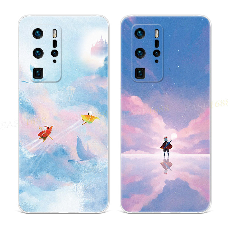 梦幻SKY光遇适用华为p40手机壳P60P50p30p20pro+可爱卡通p10p9plus文艺女款软e十art