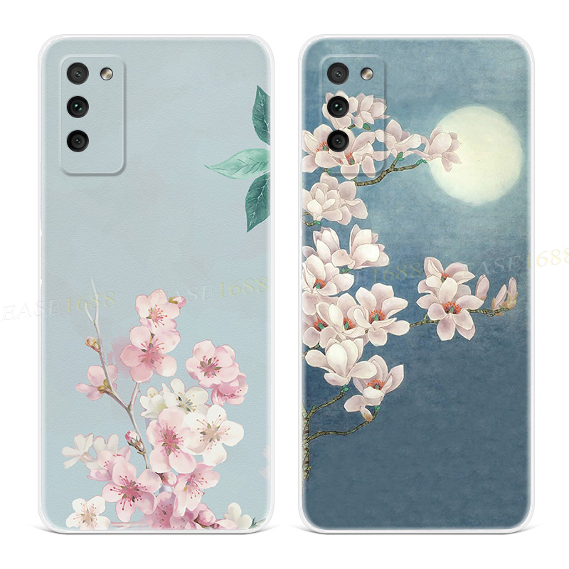 复古桃花适用华为荣耀畅玩60手机壳50m/40s/30plus中国风magic7/6/5/4pro文艺女款软