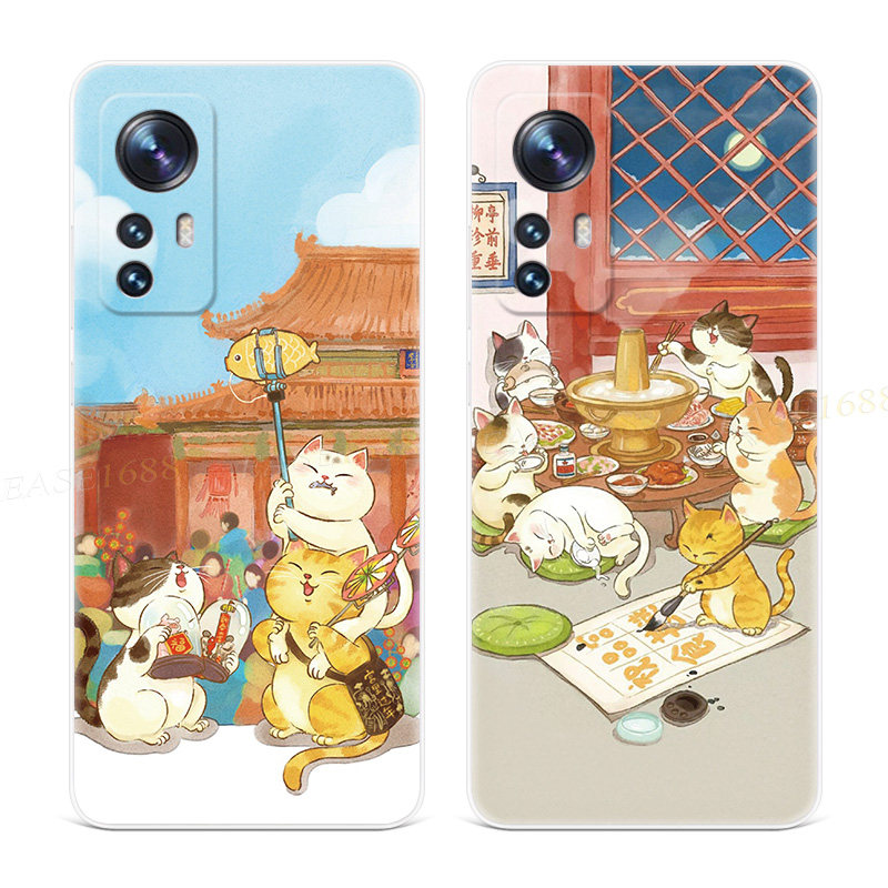 可爱宫廷猫咪适用小米手机