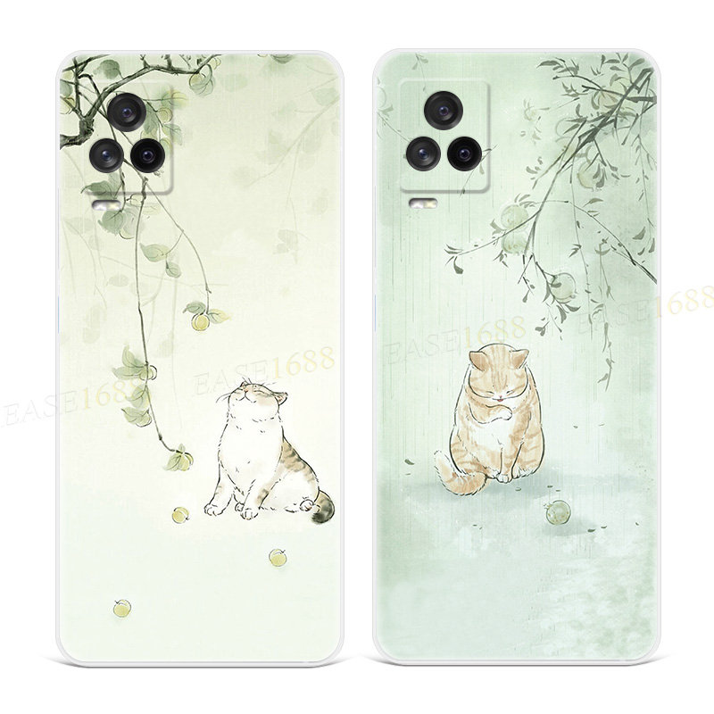 小清新猫咪适用vivoIQOO手机壳