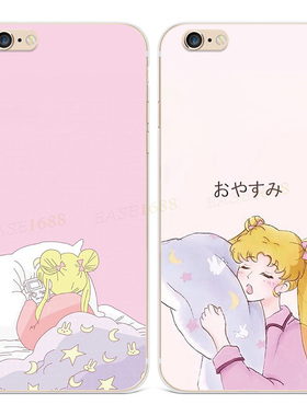 可爱水冰月XR适用iphone13苹果8plus手机壳6s7少女心14promax搞怪女款软se第二2三3代五六七八