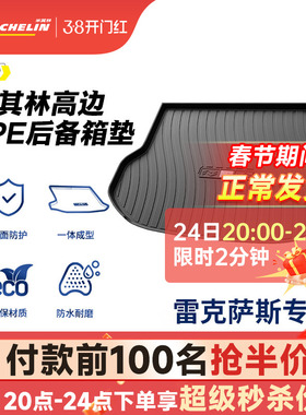 米其林全TPE后备箱垫子雷克萨斯ES300HES200RX300NX200GSLS尾箱垫