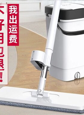 拖把2025新款干湿两用免手洗平板一拖地拖布净懒人神器家用木地板