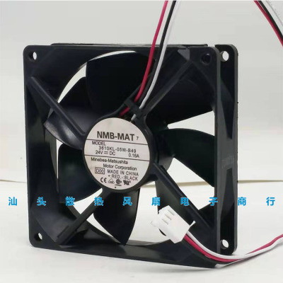 原装NMB风机3610KL-05W-B49 9225 24V 0.16A 9CM发那科FANUC风扇