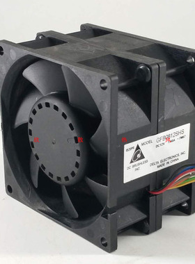 台达 GFB0812SHS 8056 DC12V 1.60A 8CM双电机连体暴力服务器风扇
