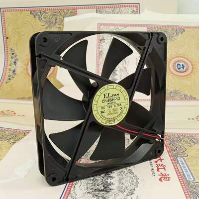 Y.L.FAN 悦伦/耐福14cm 14025 12V电源风扇 D14BH-12静音散热风扇