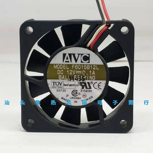 DC12V 15MM 0.1A 6015 6CM厘米静音主板风扇 F6015B12L AVC