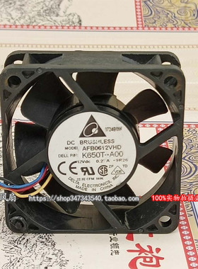 原装台达 AFB0612VHD 12V 0.27A 6CM 6020 机箱 电源散热风扇
