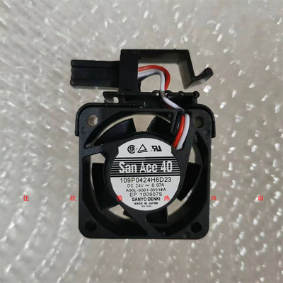 三洋109P0424H6D23 24V 0.07A 散热风扇A90L-0001-0551#A带支架