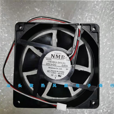 NMB 11938KA-24N-EL 24V 0.65A 12038 12CM 3线变频器散热风扇