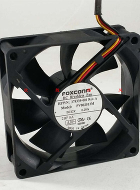 富士康FOXCONN PV802512M DC12V 0.20A 8CM 8025机箱电源静音风扇