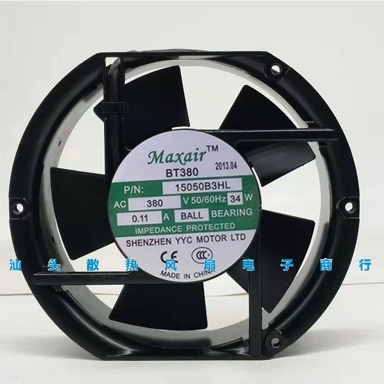 BT380 BT15050B3HL 原装正品Maxair/BT15050B3H AC380V 交流风扇
