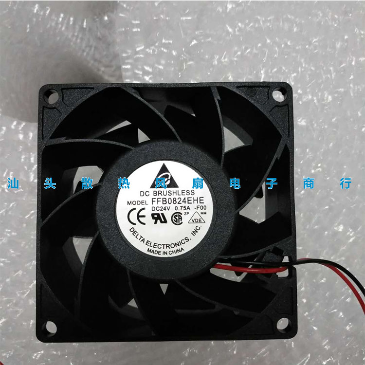 原装台达 FFB0824EHE 8038 24V 0.75A 8CM变频器双滚珠大风量风扇