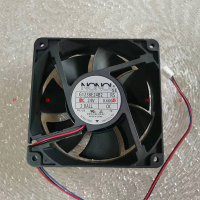 G1238E24B2 24V 0.600A南韩NONOI 120*120*38大风量轴流风扇12038