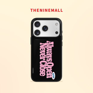 THENINEMALL 无限可能适用于苹果iPhone17Pro Max/17Pro手机壳甜酷英文光泽保护壳韩小众ins风手机套全包硬壳