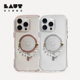 Sparkle Ring Strap闪光水晶磁吸指环链适用iPhone17 LAUT 15兼容MagSafe手机防滑饰品女生自拍手机固定器