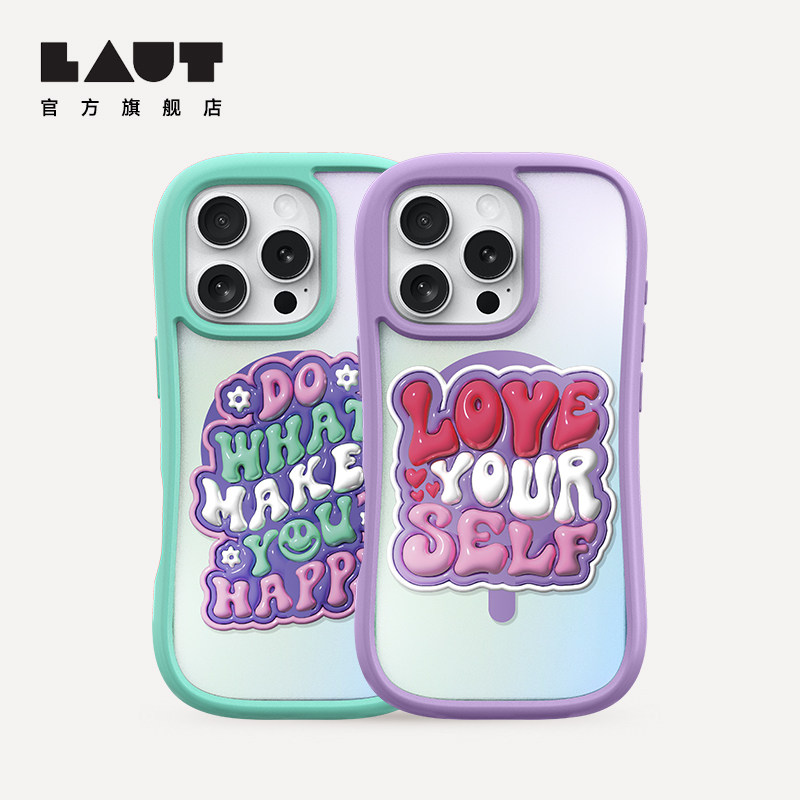 【手机壳集合】LAUT 德国POP潮流文化适用于iPhone16/15promax手机壳模块化防摔时尚ins风女生全包透明手机壳