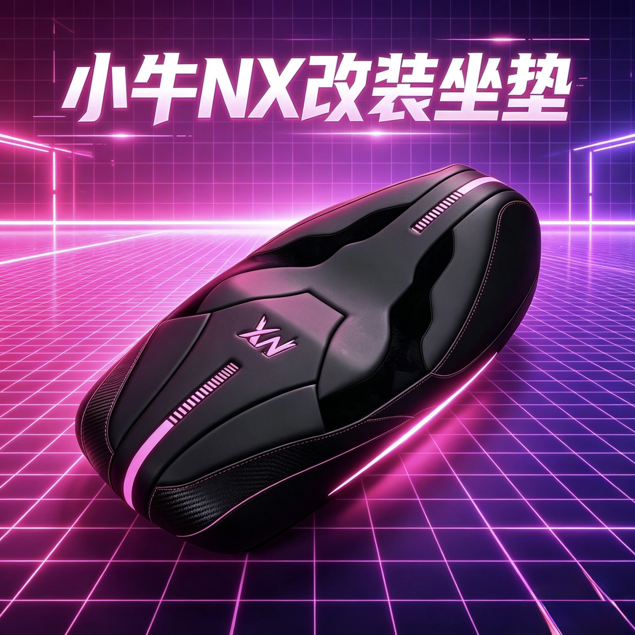 小牛电动风速NX/NXplay长坐垫加厚减震记忆乳胶海绵柔软防水座垫
