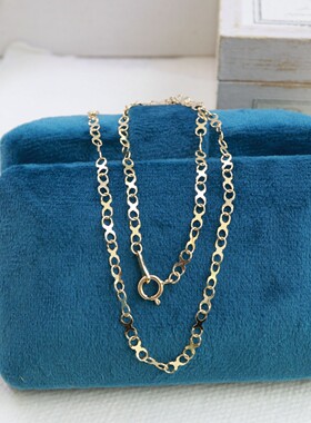 特 经典爆款8字蕾丝链小众锁骨链925银镀金cocoshni*平替素款项链