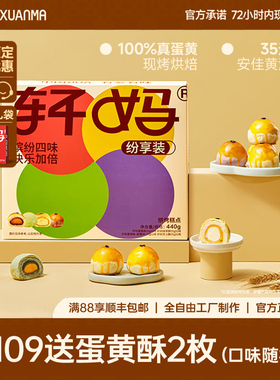轩妈纷享装蛋黄酥多口味组合传统糕点伴手礼点心礼盒零食甜品小吃