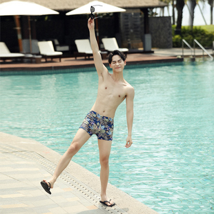 专业男款 泳裤 游泳防尴尬宽松2023年新款 大码 泳衣可下水泡温泉 男士