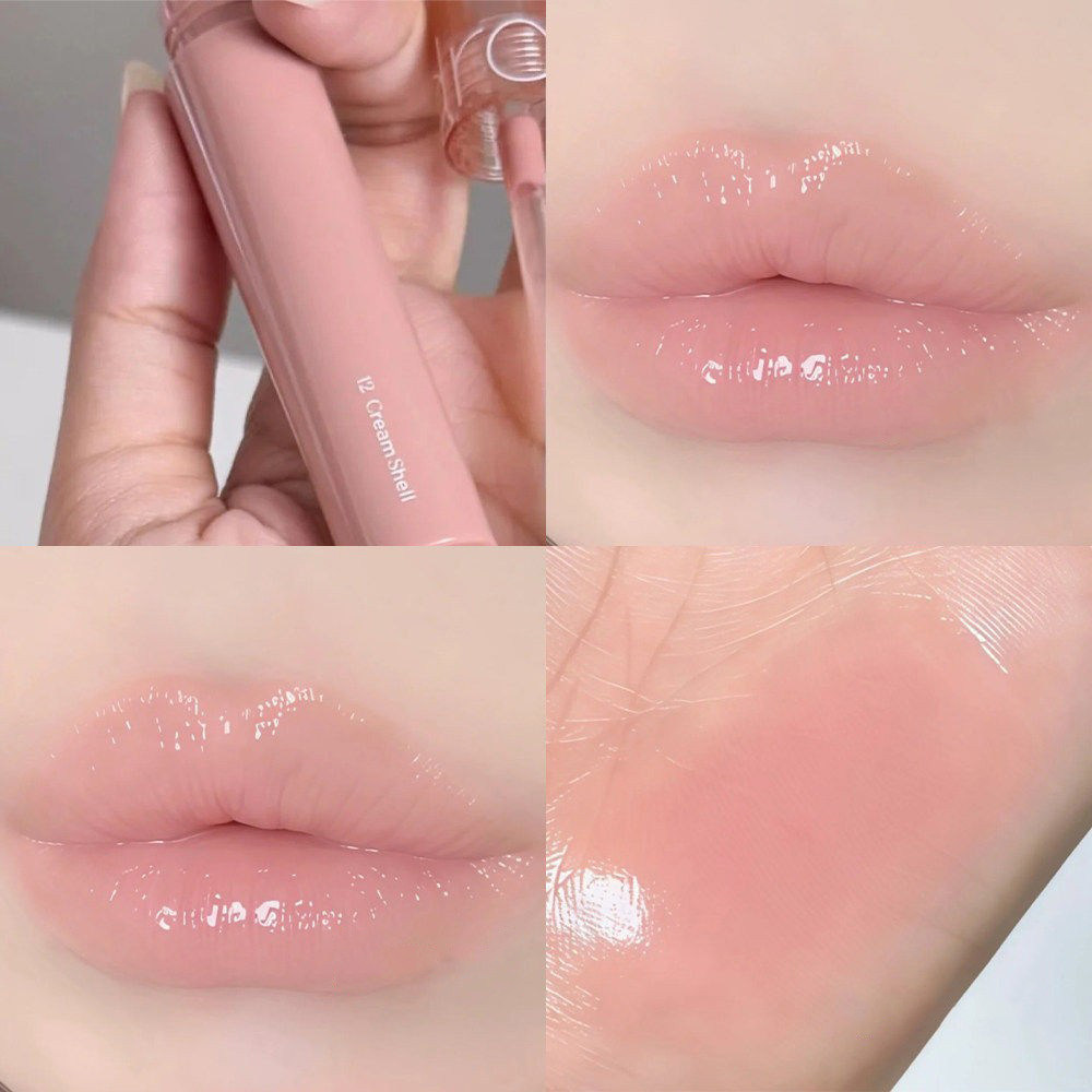 韩国Romand天使光糖浆唇釉唇蜜12Cream Shell镜面水光玻璃唇滋润图片