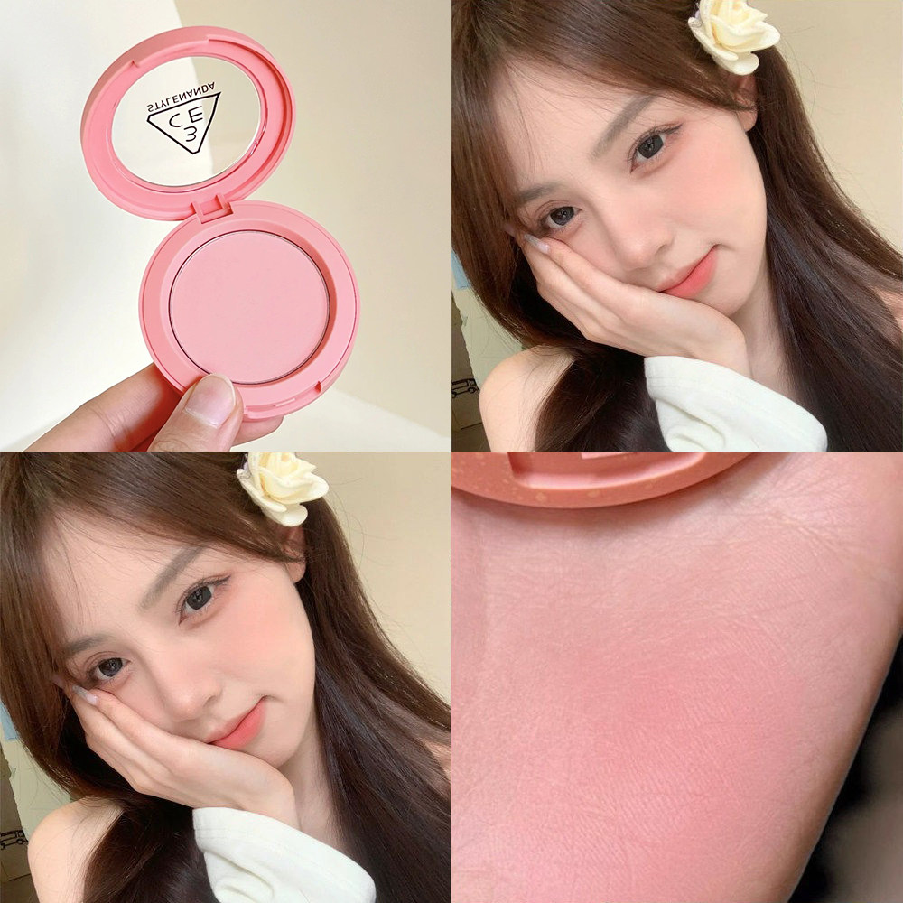 韩国3ce单色腮红FEVER DREAM初桃粉清纯甜美水蜜桃粉显嫩元气少女