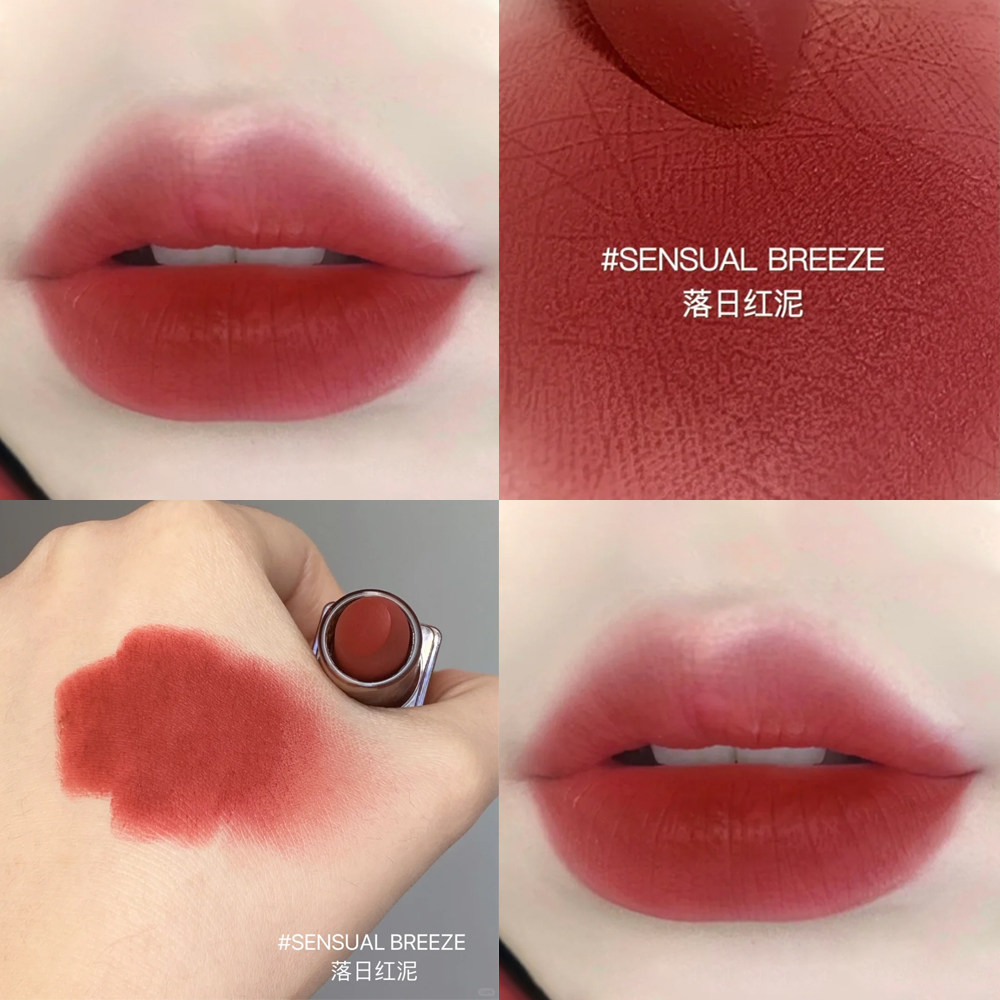 3CE暮色口红琥珀柔雾SENSUAL BREEZE秋冬复古显白红豆沙陶土红棕