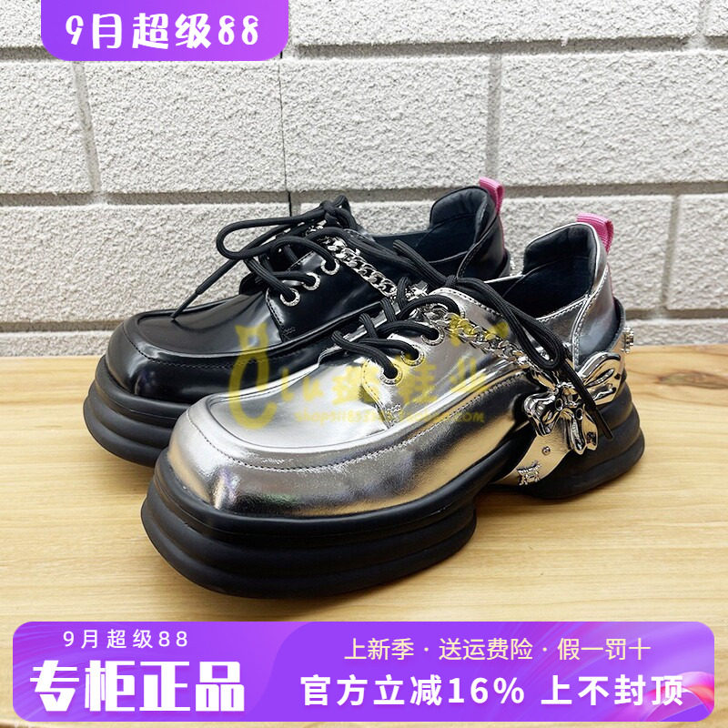 春季小皮鞋KissKitty单鞋英伦