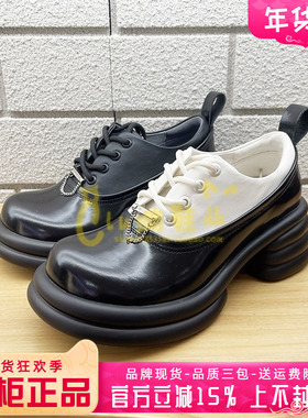 正品Kiss Kitty女鞋促销春季新款松糕鞋英伦小皮鞋单鞋SA43155-81