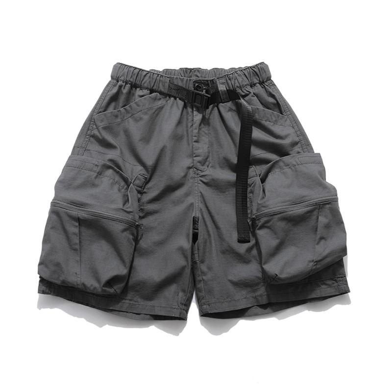 日系潮牌户外机能工装短裤