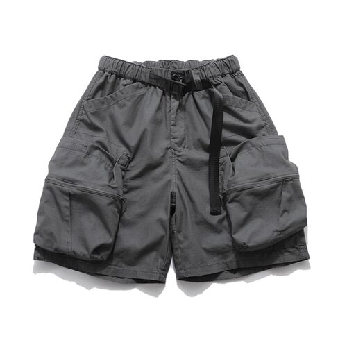 日系潮牌户外机能工装短裤休闲裤