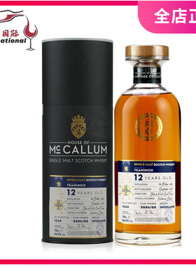House of McCallum Teaninich麦卡勒姆第林可12年单一麦芽威士忌