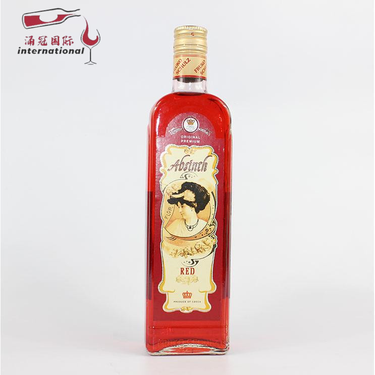 红福禄克苦艾酒Fruko Absinth 捷克进口 福卢克苦艾酒