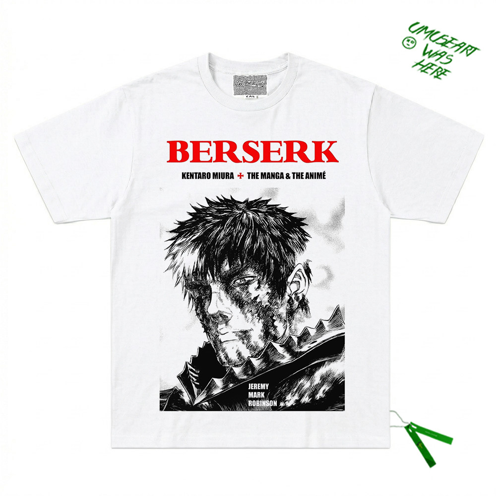 剑风传奇Berserk日系动漫暗黑风烙印勇士漫画周边短袖T恤亚文化