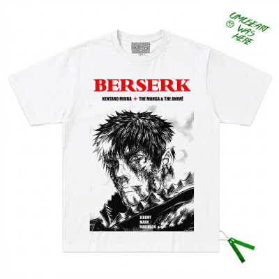 剑风传奇Berserk日系动漫暗黑风烙印勇士漫画周边短袖T恤亚文化