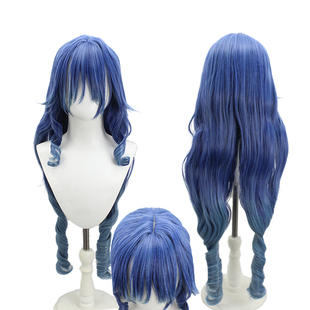 【烈火】原神 莱依拉 蓝色T色渐变 须弥绮思晚星仿真头皮长卷发