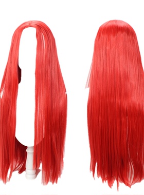 【烈火】异人族 美杜莎 Medusa红色中分长头皮长直发 cosplay动漫