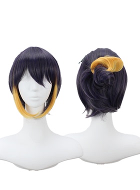 【烈火】虚拟UP主播YouTube彩虹社en新Petra Gurin 紫调色cos假发