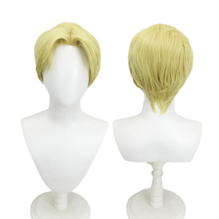 【烈火】进击的巨人最终季 吉克 耶格尔螳螂窝混金色cos动漫假发