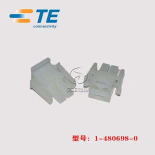 TE AMP 泰科 1-480698-0 胶壳 2p 6.35mm 连接器 原装 正品 现货