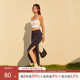 显瘦欧美ins长裙 修身 AlphaGym山系露营速干工装 半身裙女秋季