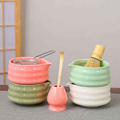 抹茶陶瓷日式办公室带嘴礼盒装