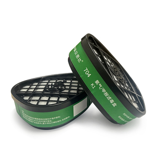 中科贝思达滤毒盒704防毒面具过滤器防护有机气体甲醛氨气、甲胺